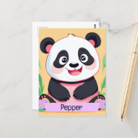 Niedlich Baby Panda Individuelle Name