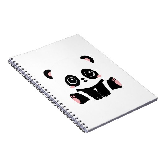 Niedlich Baby Panda Notizblock (Rechte Seite)