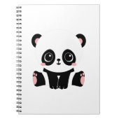 Niedlich Baby Panda Notizblock (Vorderseite)