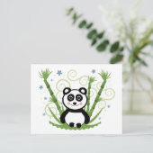 Niedlich Baby Panda Postkarte (Stehend Vorderseite)