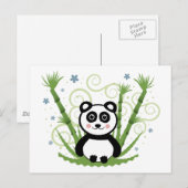 Niedlich Baby Panda Postkarte (Vorne/Hinten)