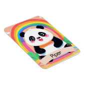 Niedlich Baby Panda Rainbow Magnet (Rechte Seite)