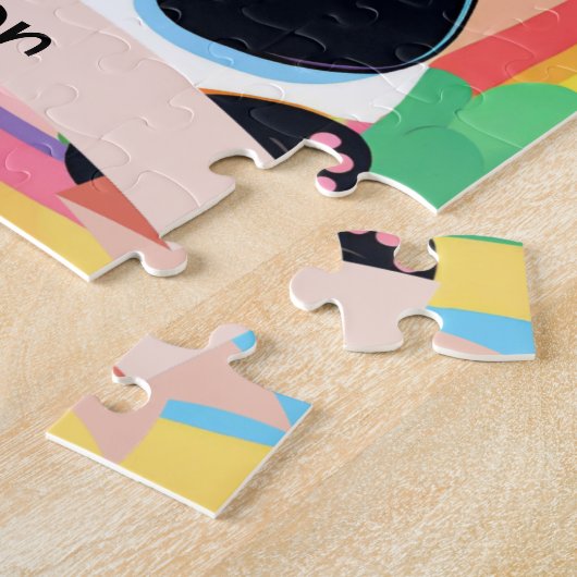 Niedlich Baby Panda Rainbow Puzzle (Seite)