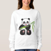 Niedlich Baby Panda Sweatshirt (Vorderseite)