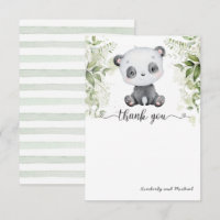 Niedlich Baby Panda Watercolor Geburtstag | Babydu