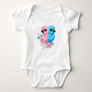 Niedlich Baby Parrot Twins Strampler