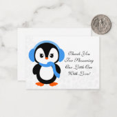 Niedlich Baby Penguin Dankeschön Karte (Vorderseite/Rückseite Beispiel)