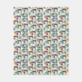 Niedlich Baby Penguin Fleecedecke (Vorderseite)