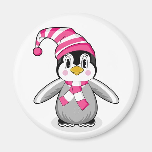 Niedlich Baby Penguin Magnet (Vorne)