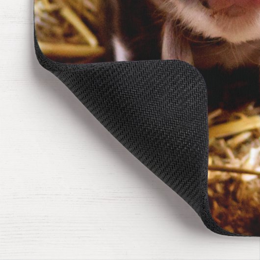 Niedlich Baby Pig Mousepad (Ecke)