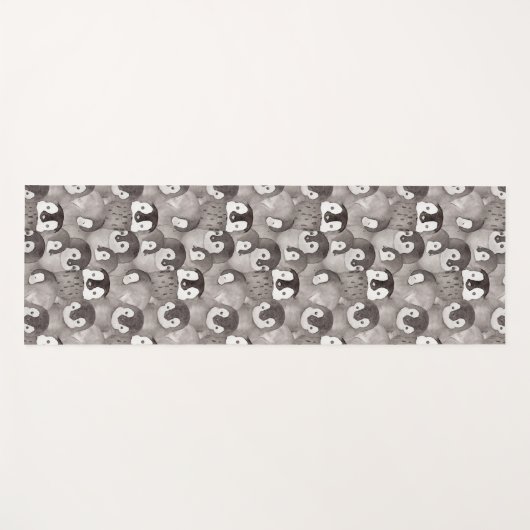 Niedlich Baby Pinguin Pattern Yogamatte (Vorderseite (Horizontal))