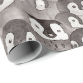 Niedlich Baby Pinguine Pattern   Geschenkpapier (Rolleneckpunkt)