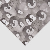 Niedlich Baby Pinguine Pattern Seidenpapier (Detail)