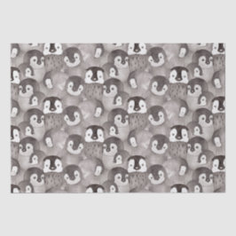 Niedlich Baby Pinguine Pattern  Seidenpapier