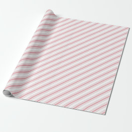 Niedlich Baby Pink Candy Cane Streifen Geschenkpapier