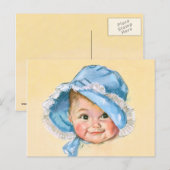 Niedlich Baby Portrait Postkarte (Vorne/Hinten)