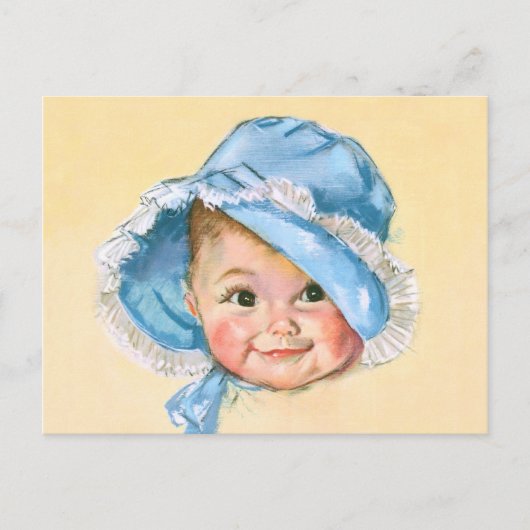 Niedlich Baby Portrait Postkarte (Vorderseite)