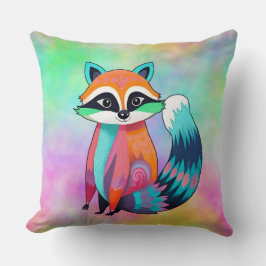 Niedlich Baby Raccoon Kissen