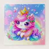 Niedlich Baby Rainbow Unicorn Puzzle (Vertikal)