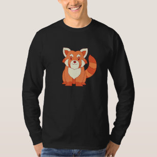 Niedlich Baby Red Panda Wildlife Forest Tier Chine T-Shirt