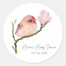 Niedlich Baby Redpoll Bird Baby Dusche