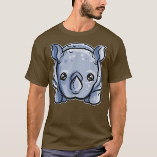 Niedlich Baby Rhino T-Shirt
