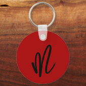 Niedlich Baby Schlange Chinesisch Neujahr Monogram Schlüsselanhänger (Rückseite)