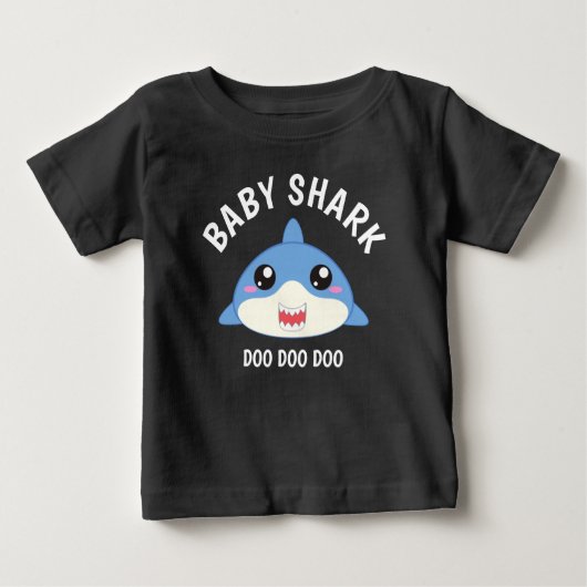 Niedlich Baby Shark  Baby T-shirt (Vorderseite)