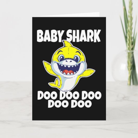 Niedlich Baby Shark Doo Doo Doo Doo Karte (Vorderseite)