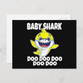 Niedlich Baby Shark Doo Doo Doo Doo Postkarte (Vorne/Hinten)