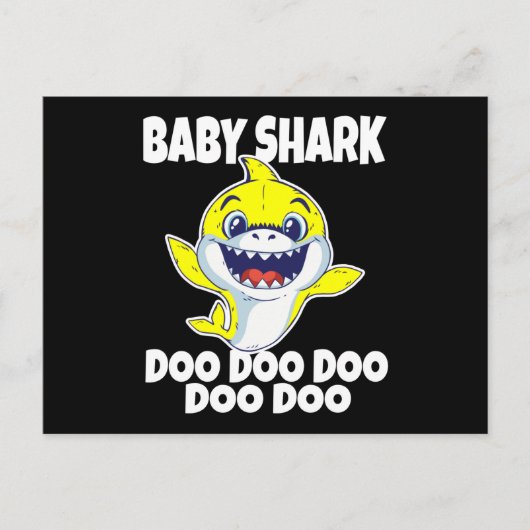 Niedlich Baby Shark Doo Doo Doo Doo Postkarte (Vorderseite)