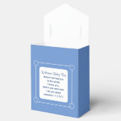 Niedlich Baby Showbibel Verse Blue Gastgeschenk Geschenkschachtel (Geöffnet)