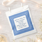 Niedlich Baby Showbibel Verse Blue Party Geschenktütchen (Ausgeschnitten)