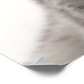 Niedlich Baby Siberian White Tiger Portrait | 1:1 Poster (Ecke)