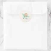 Niedlich Baby Sloth Baby Shower Party Stickers (Tasche)