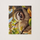 Niedlich Baby Sloth "Erholung Tief, träumen süß" s Puzzle (Vertikal)