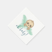 Niedlich Baby Sloth Oh Baby Duschpapier Napkins Serviette (Ecke)