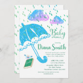 Niedlich Baby Sprinkle Dusche Einladung (Vorne/Hinten)