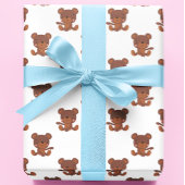 Niedlich Baby Teddy Bär Muster Geschenkpapier