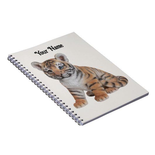 Niedlich Baby Tiger Cub Notizblock (Rechte Seite)