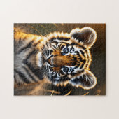 Niedlich Baby Tiger Cub Puzzle (Horizontal)
