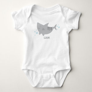 Niedlich Baby Tiger Shark Onsie T - Shirt