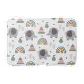 Niedlich Baby Toy Pattern Badematte (Vorderseite)