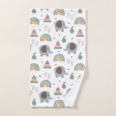 Niedlich Baby Toy Pattern Badhandtuch Set (Handtuch)