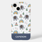 Niedlich Baby Toy Pattern Case-Mate iPhone Hülle (Rückseite)