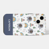 Niedlich Baby Toy Pattern iPhone Hülle (Rückseite (Horizontal))
