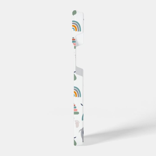 Niedlich Baby Toy Pattern iPhone Hülle (Linke Seite)