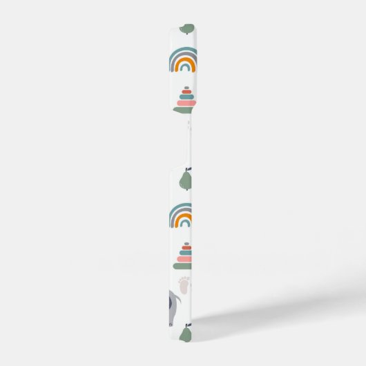 Niedlich Baby Toy Pattern iPhone Hülle (Rechte Seite)