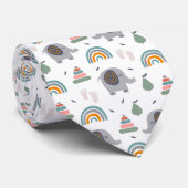 Niedlich Baby Toy Pattern Krawatte (Gerollt)