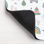 Niedlich Baby Toy Pattern Mousepad (Ecke)